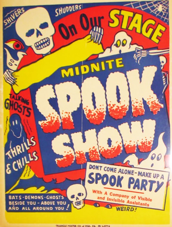 Spook Show by VINTAGE POSTER